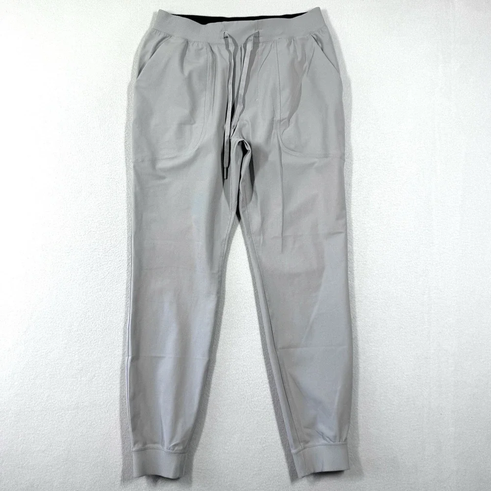 Lululemon ABC Skinny Fit Jogger Mens Medium Warpstreme Pants Athleisure Grey